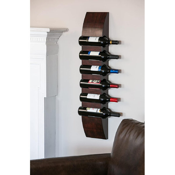 Red Barrel Studio® Cape Craftsmen Wooden Wine Bottle Holder Rack Easy